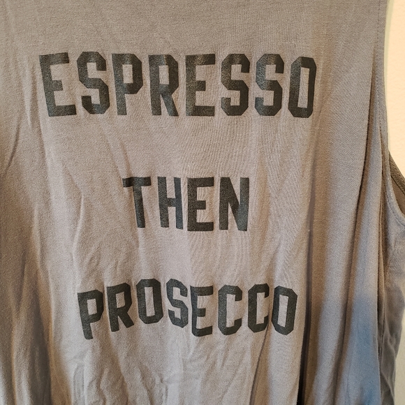 Old Navy Espresso then Prosecco Gray Tank Medium - Picture 2 of 4